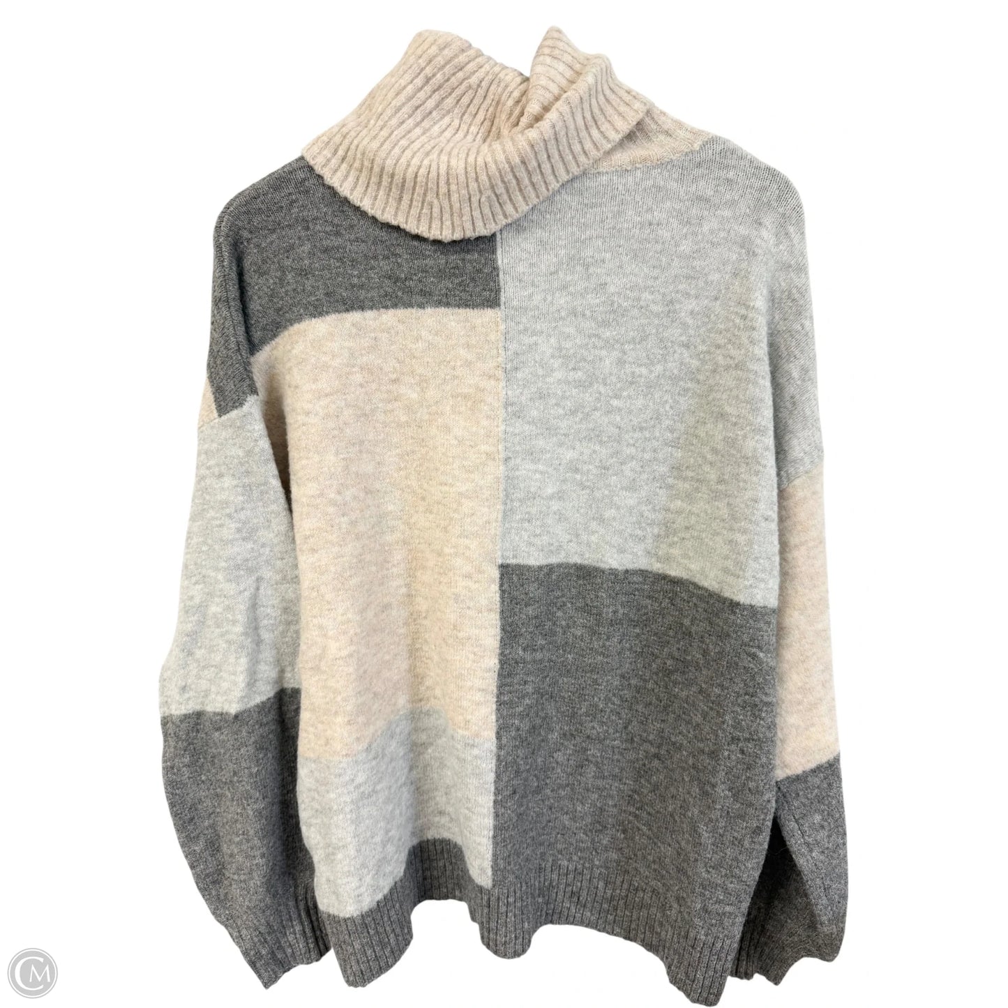Sweater By Staccato In Cream & Grey, Size: S