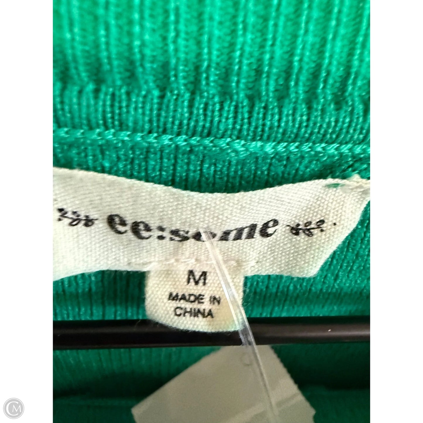 Sweater By Ee Some In Green, Size: M