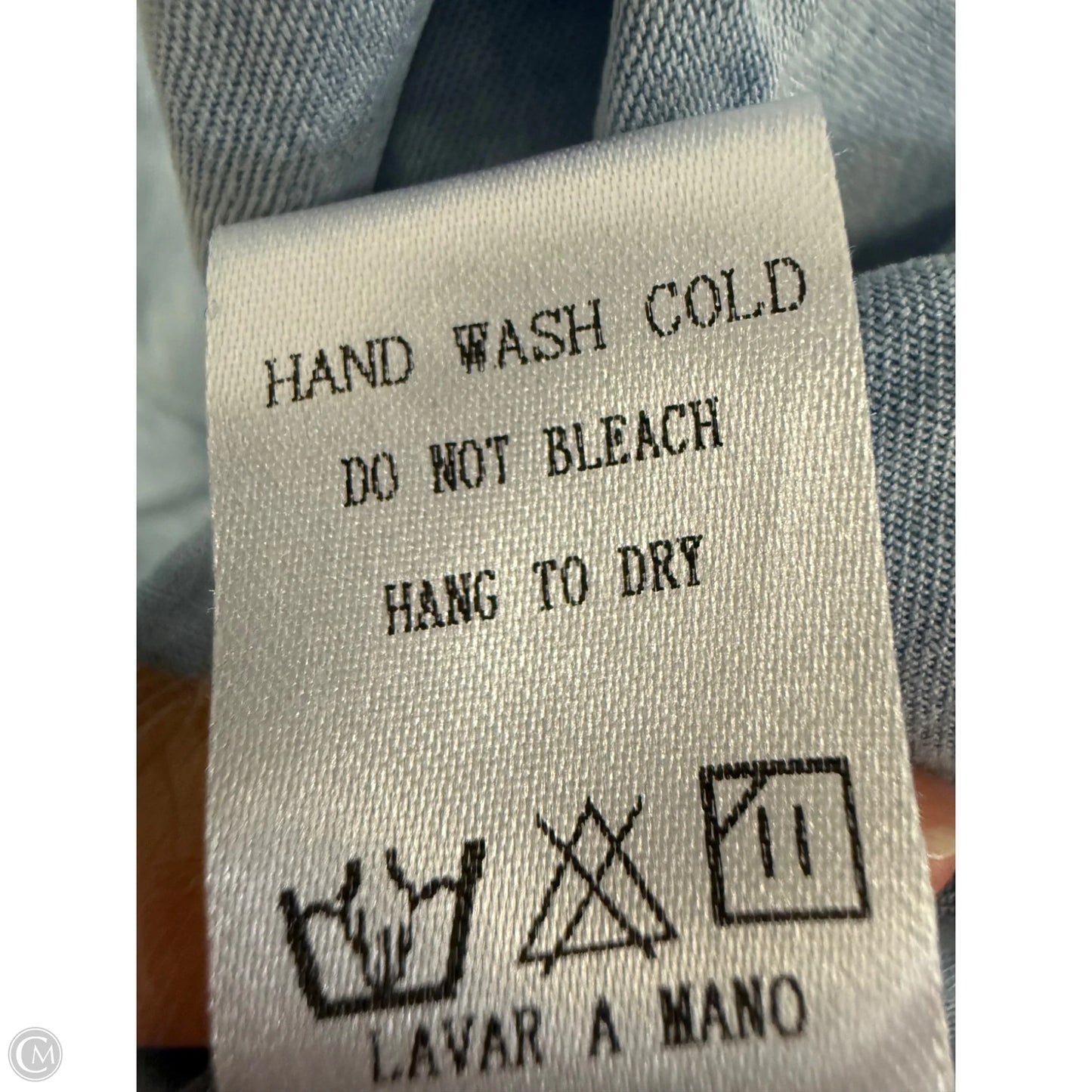 Top Short Sleeve By Doe & Rae In Blue, Size: M