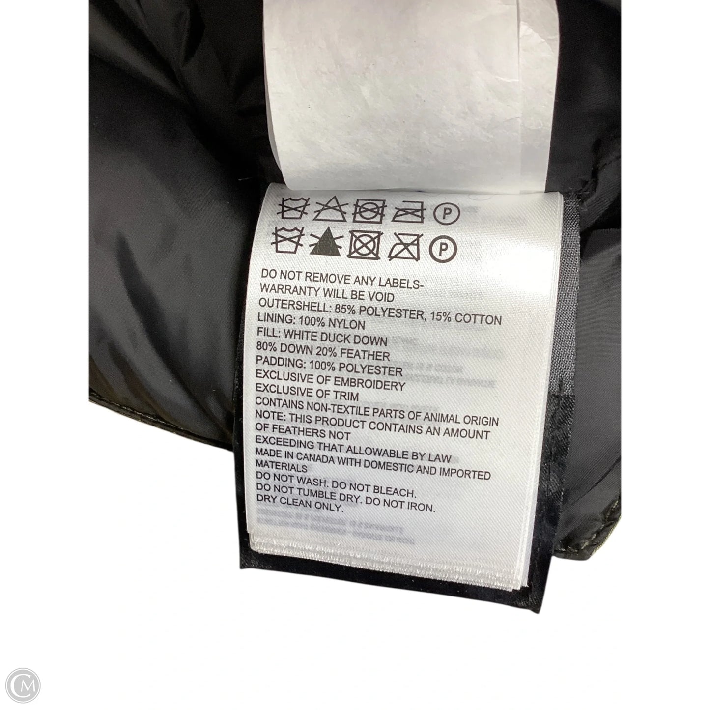 Vest Luxury Designer By Canada Goose In Camouflage Print, Size: S