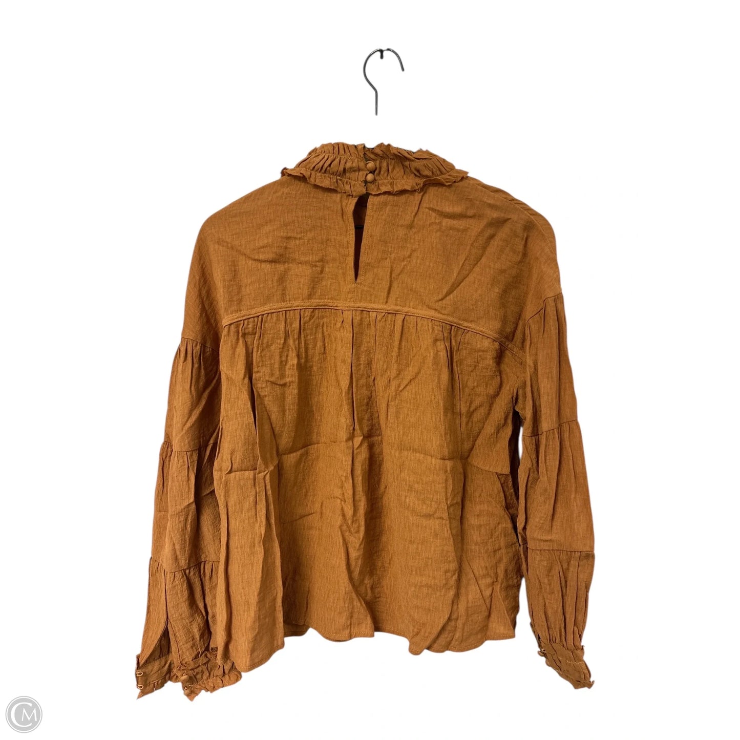 Top Long Sleeve By Loveriche In Brown, Size: S