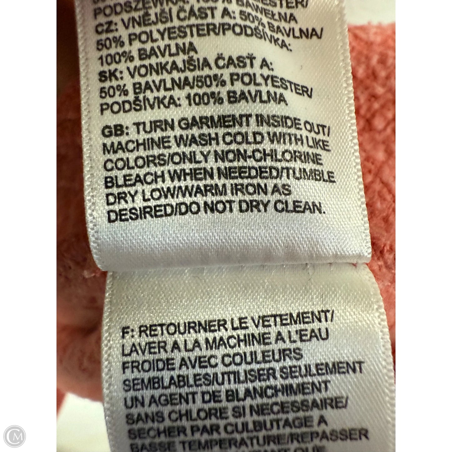 Sweatshirt Hoodie By The North Face In Orange, Size: Xl