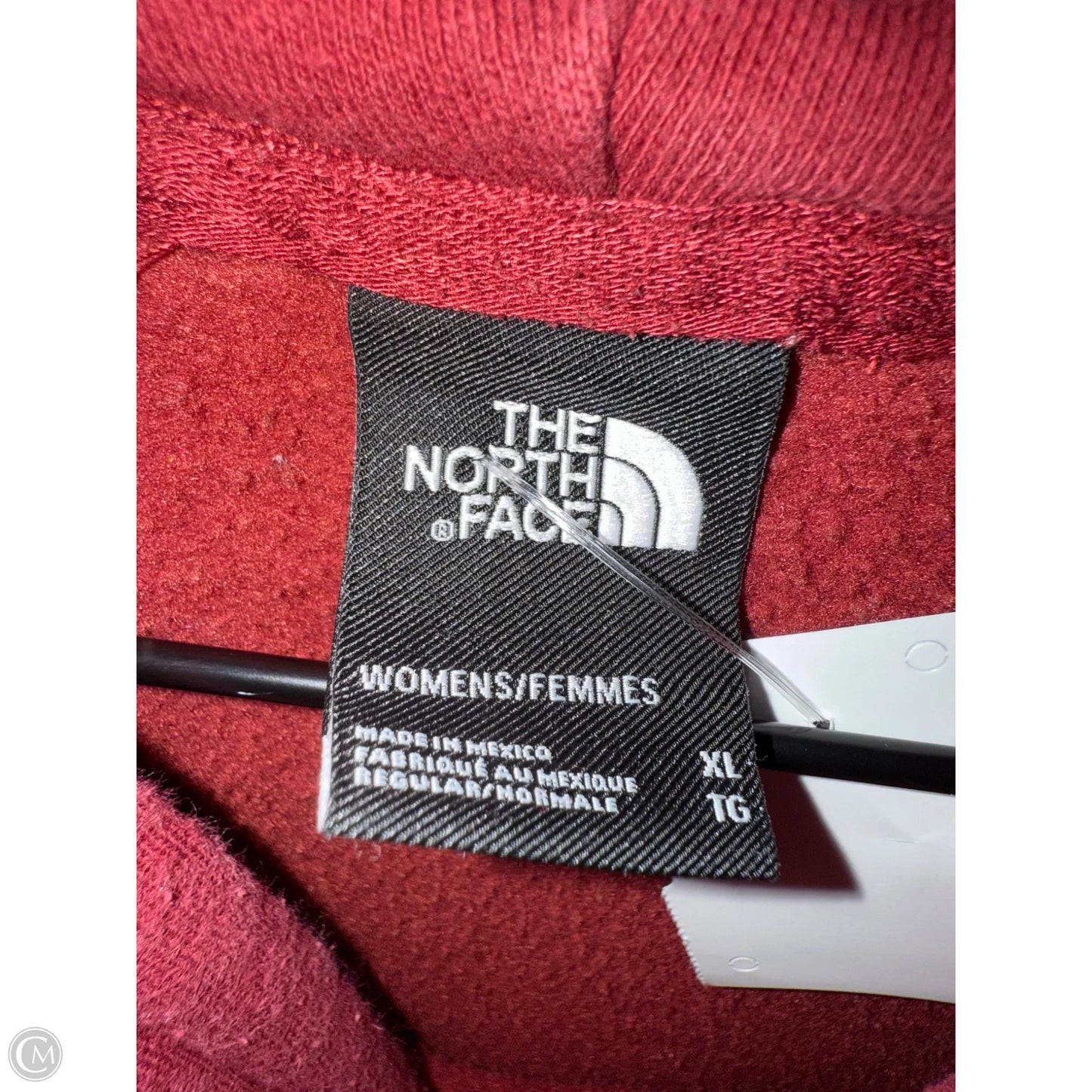 Sweatshirt Hoodie By The North Face In Red, Size: Xl