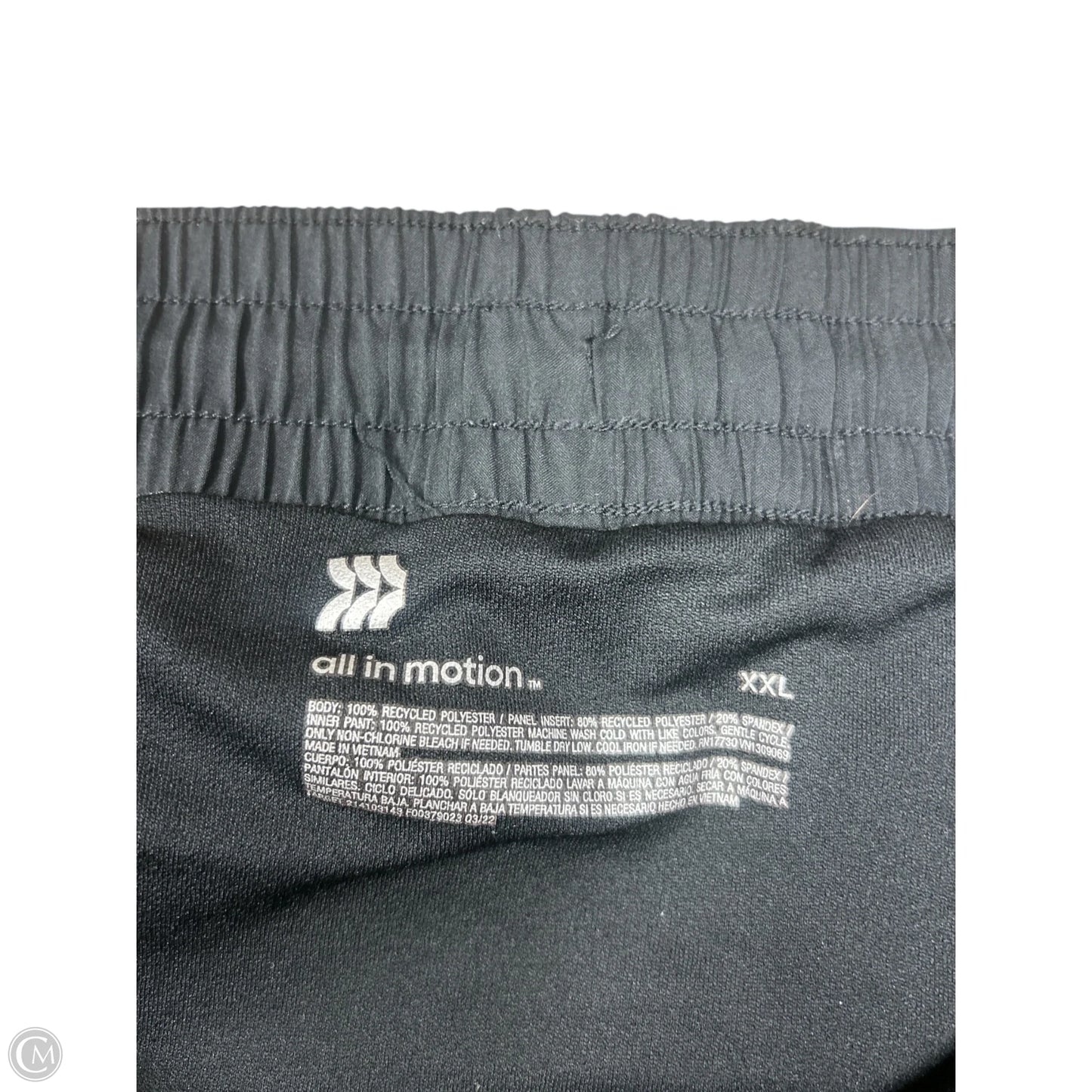 Athletic Shorts By All In Motion In Black, Size: Xxl