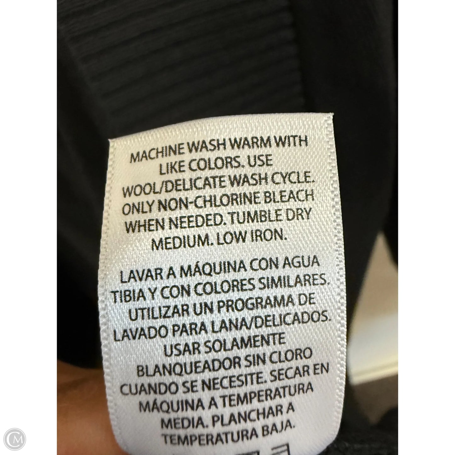 Cardigan By Terra & Sky In Black, Size: 2x