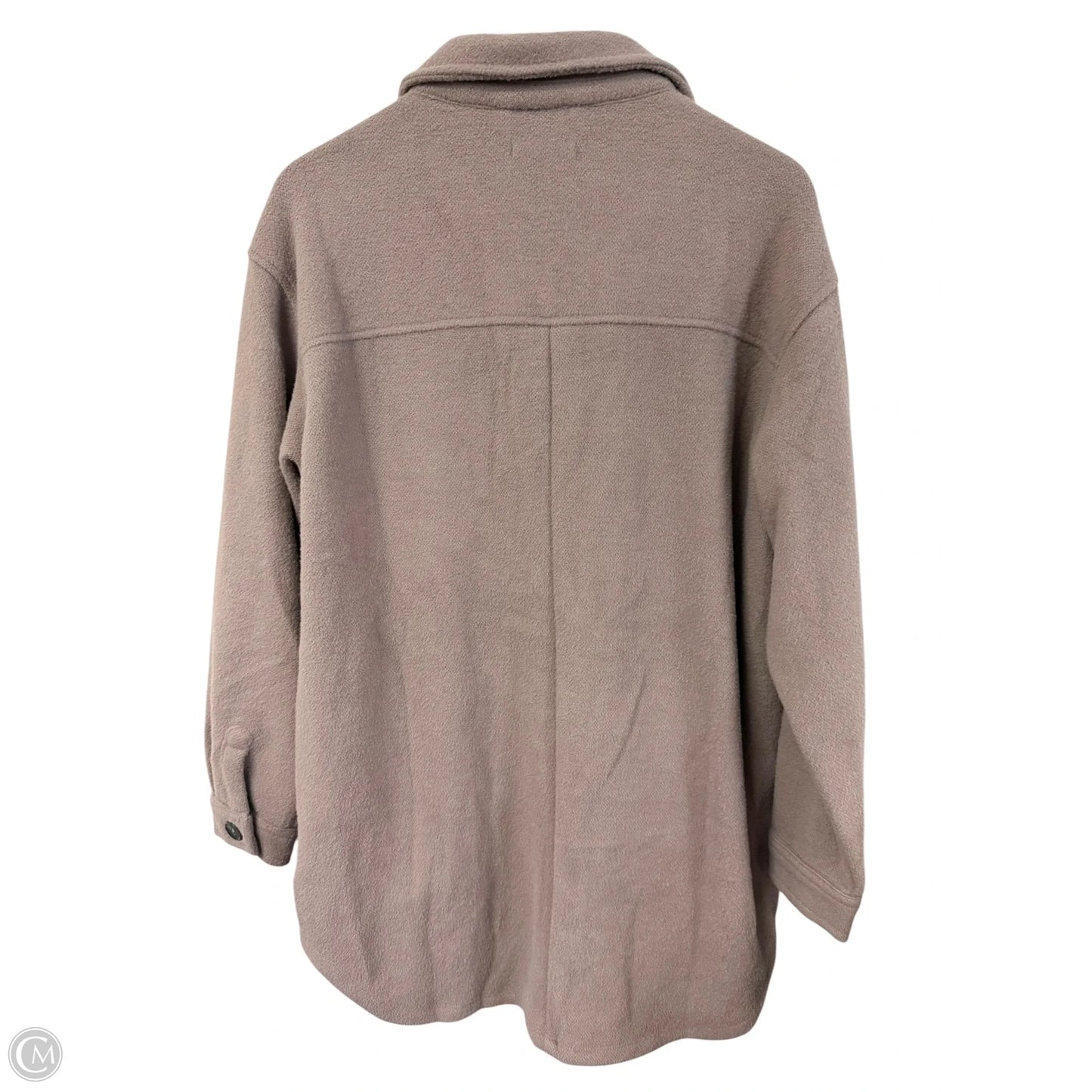 Jacket Shirt By Maurices In Mauve, Size: L