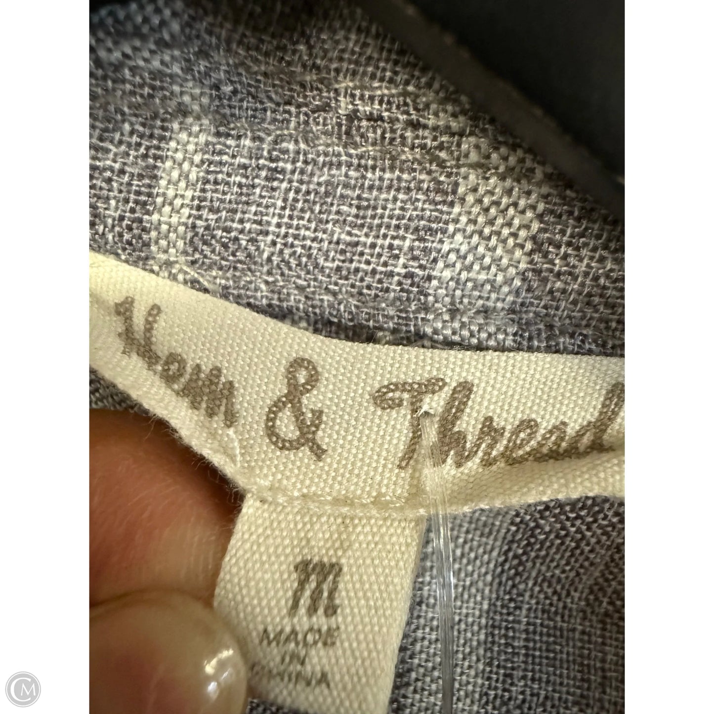 Blazer By Hem & Thread In Grey, Size: M