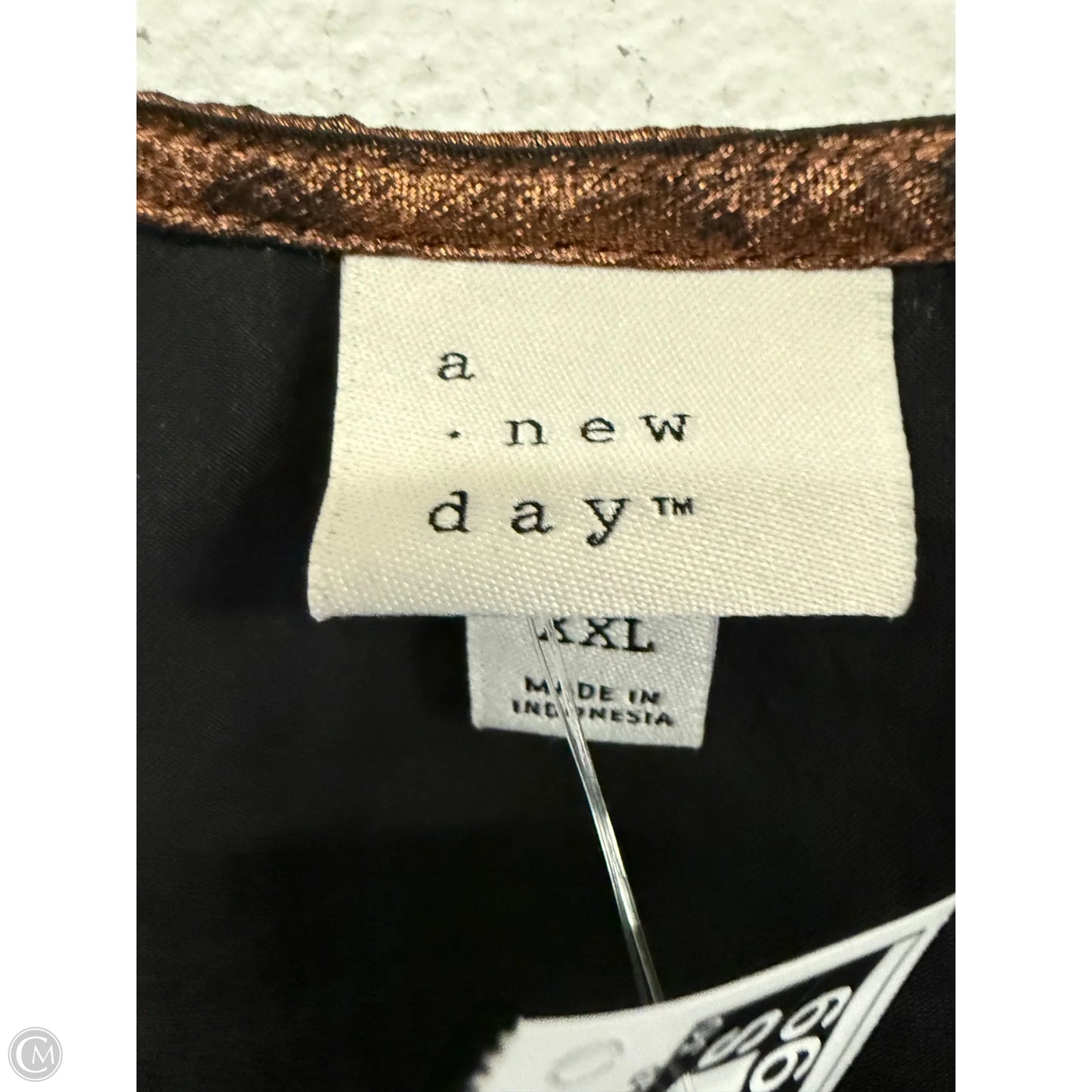 Top Sleeveless By A New Day In Bronze, Size: Xxl