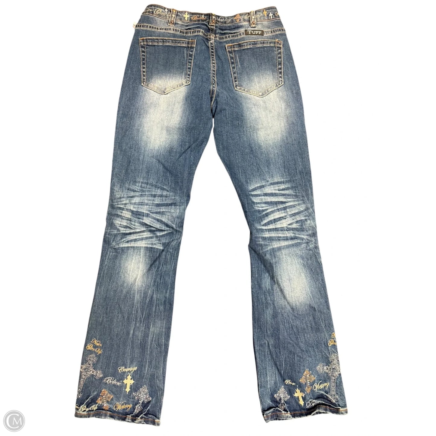 Jeans Boot Cut By Cmc In Blue Denim, Size: 10