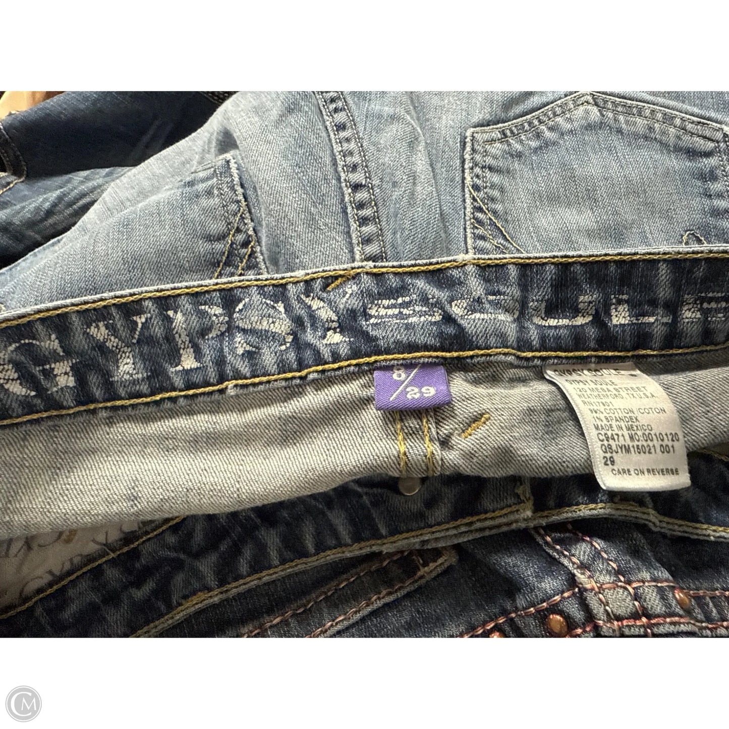 Jeans Boot Cut By Clothes Mentor In Blue Denim, Size: 8