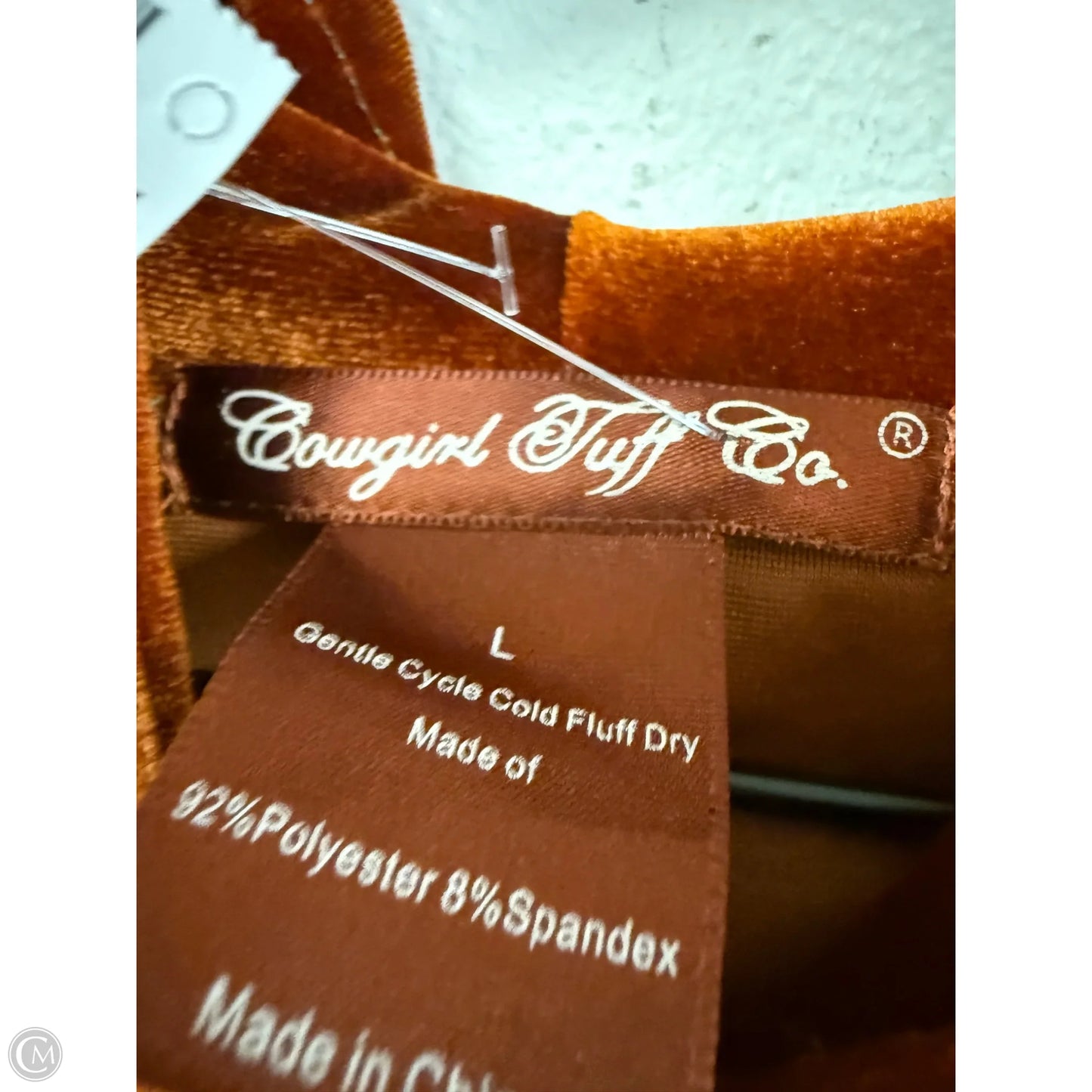 Sweatshirt Hoodie By Cmc In Orange, Size: L