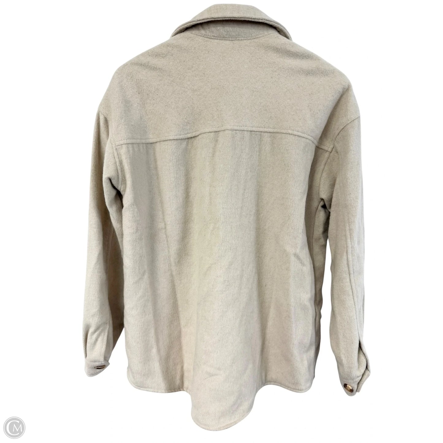 Jacket Shirt By Thread And Supply In Cream, Size: S