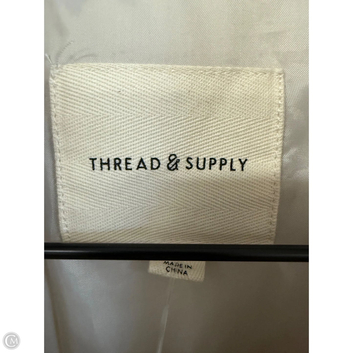Jacket Shirt By Thread And Supply In Cream, Size: S