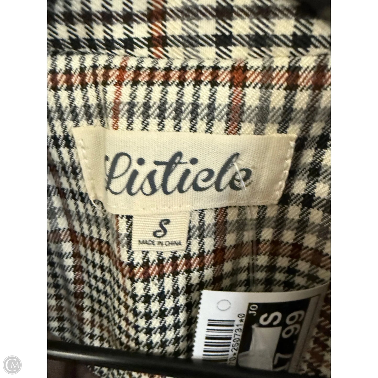 Blazer By Listicle In Black & Brown, Size: S