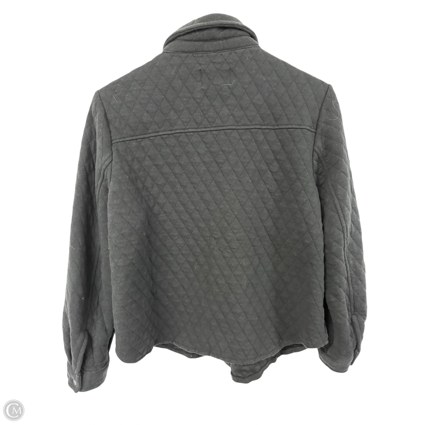 Jacket Shirt By Love Tree In Black, Size: L