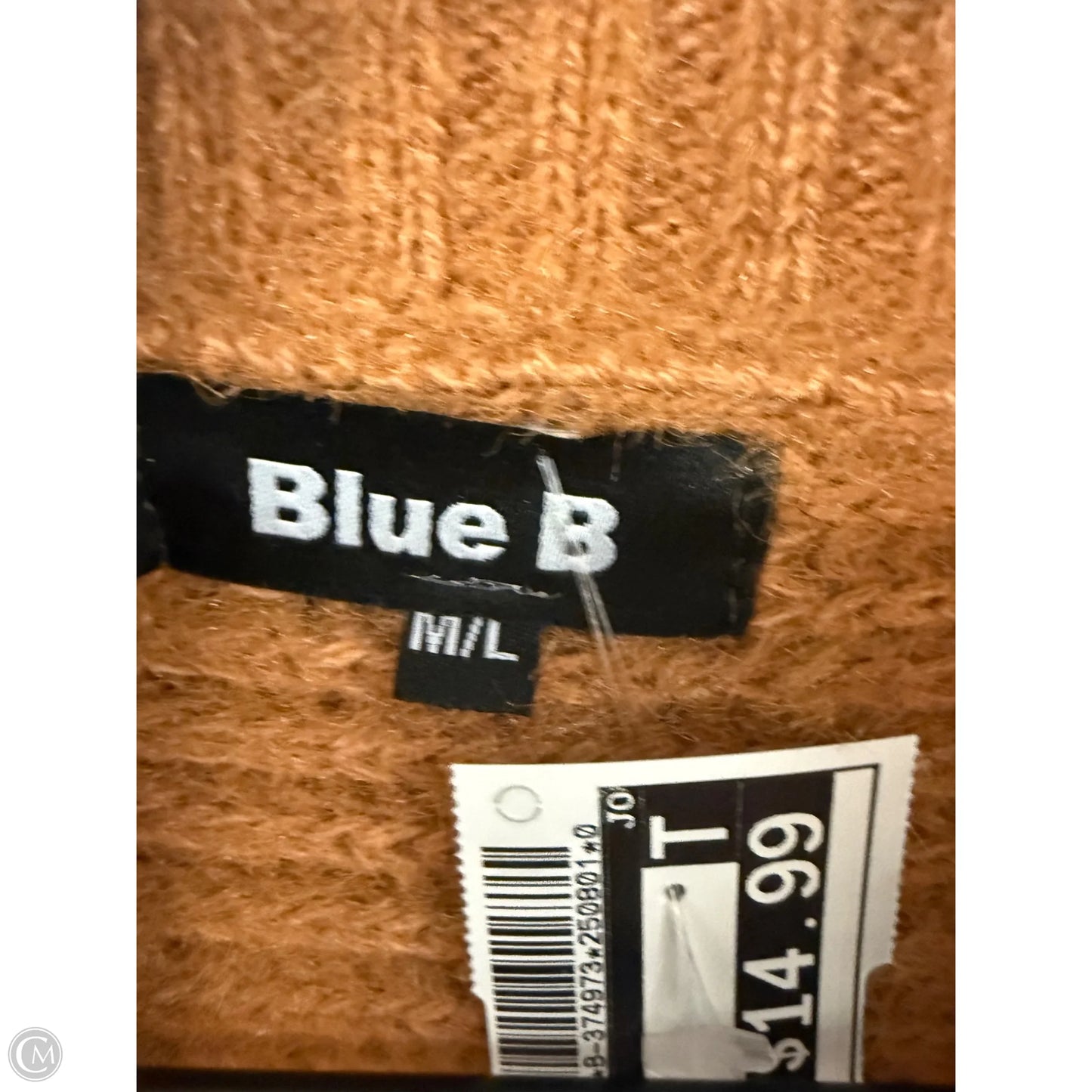Sweater By Blue B In Brown, Size: M