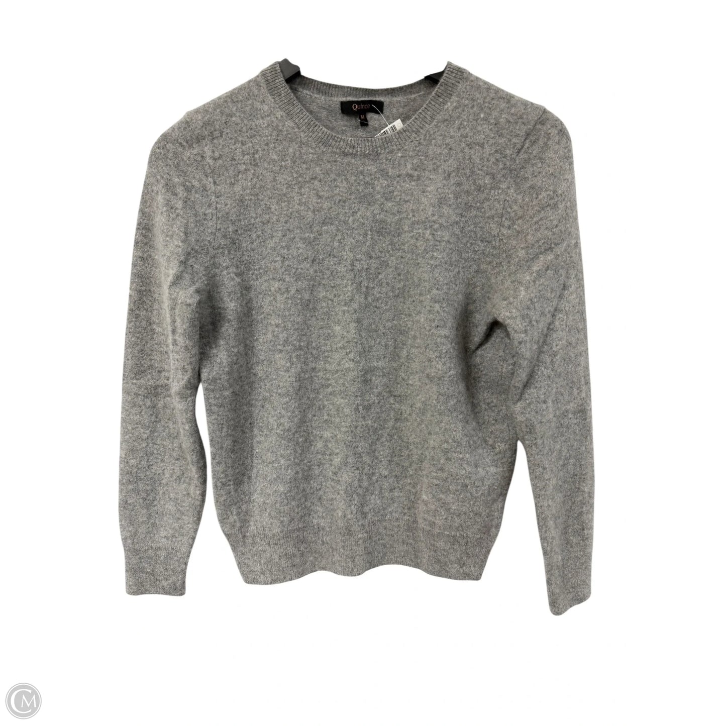 Sweater Cashmere By Clothes Mentor In Grey, Size: M