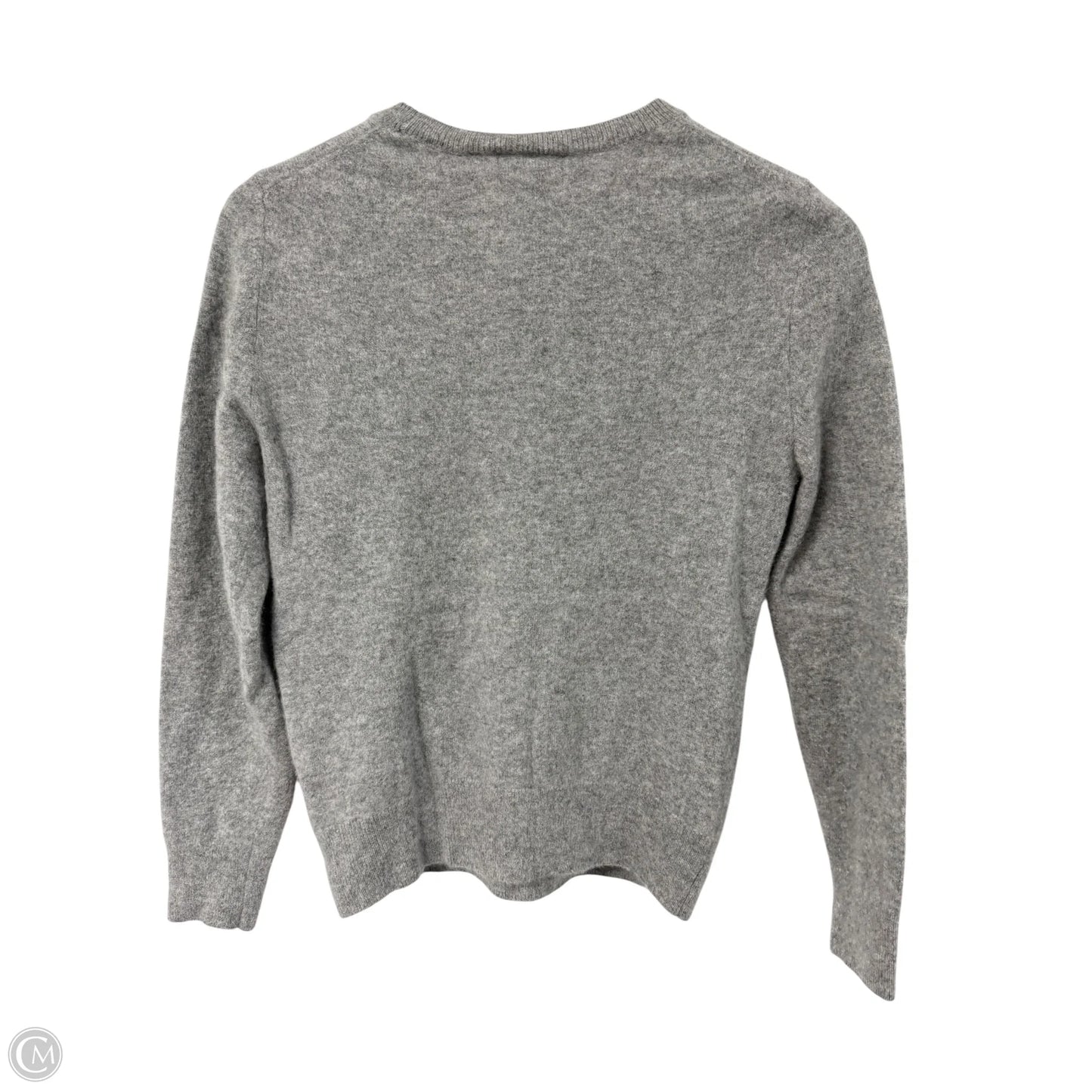 Sweater Cashmere By Clothes Mentor In Grey, Size: M