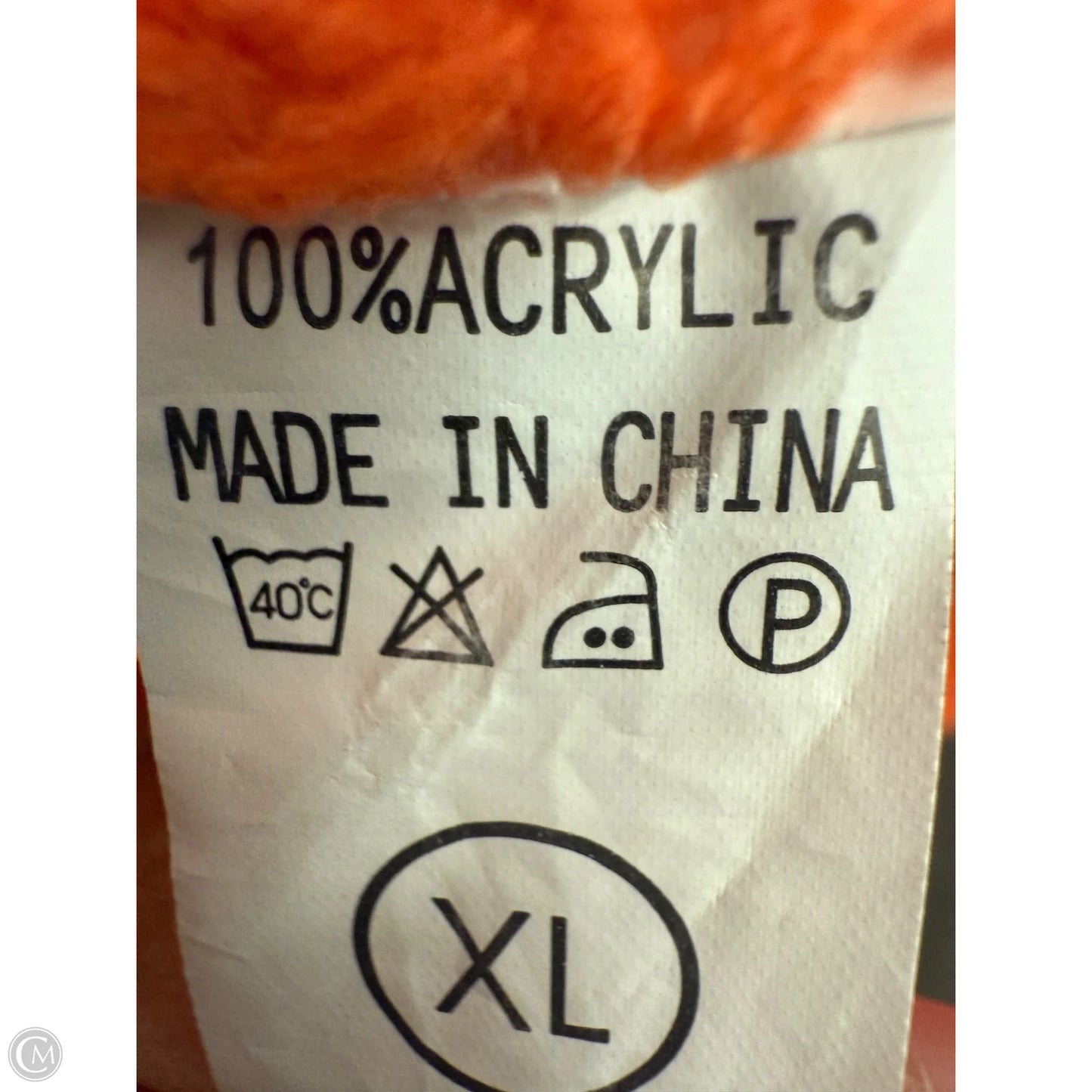 Sweater Cardigan By Cmf In Orange, Size: Xl