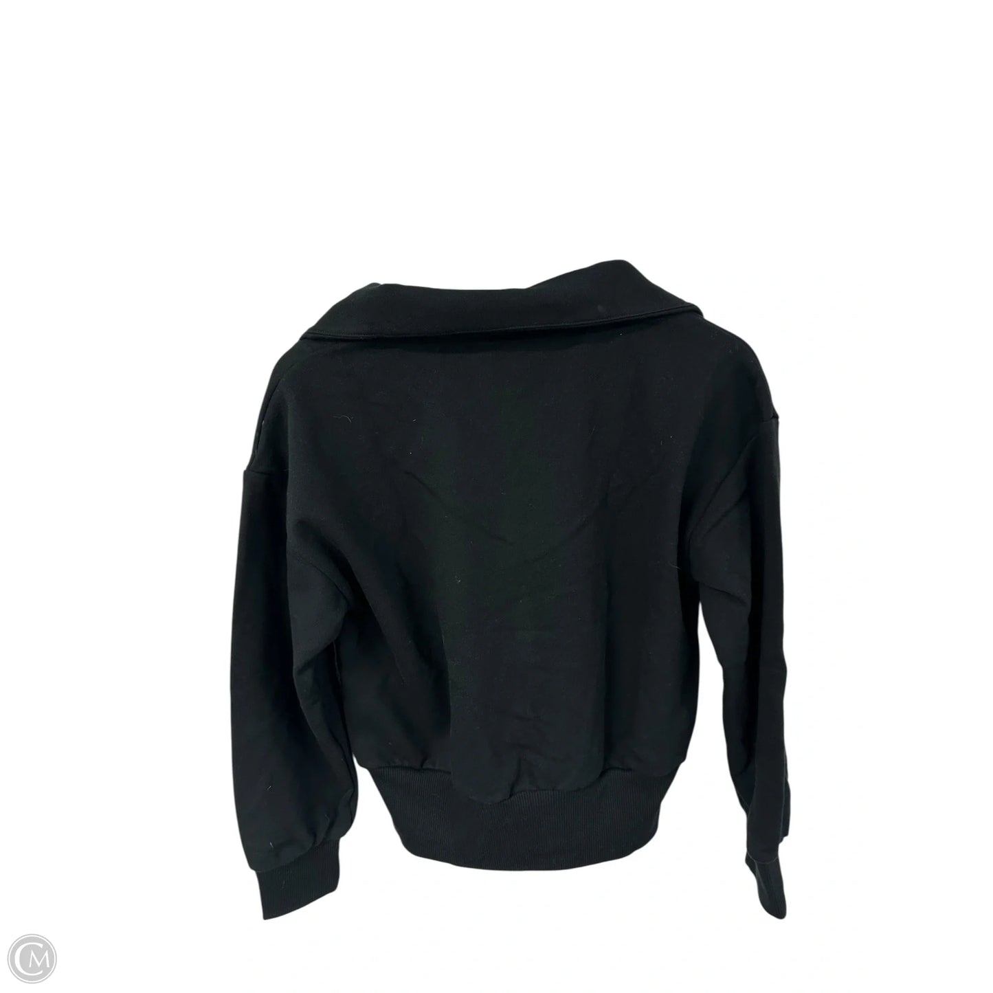 Sweatshirt Collar By A New Day In Black, Size: S