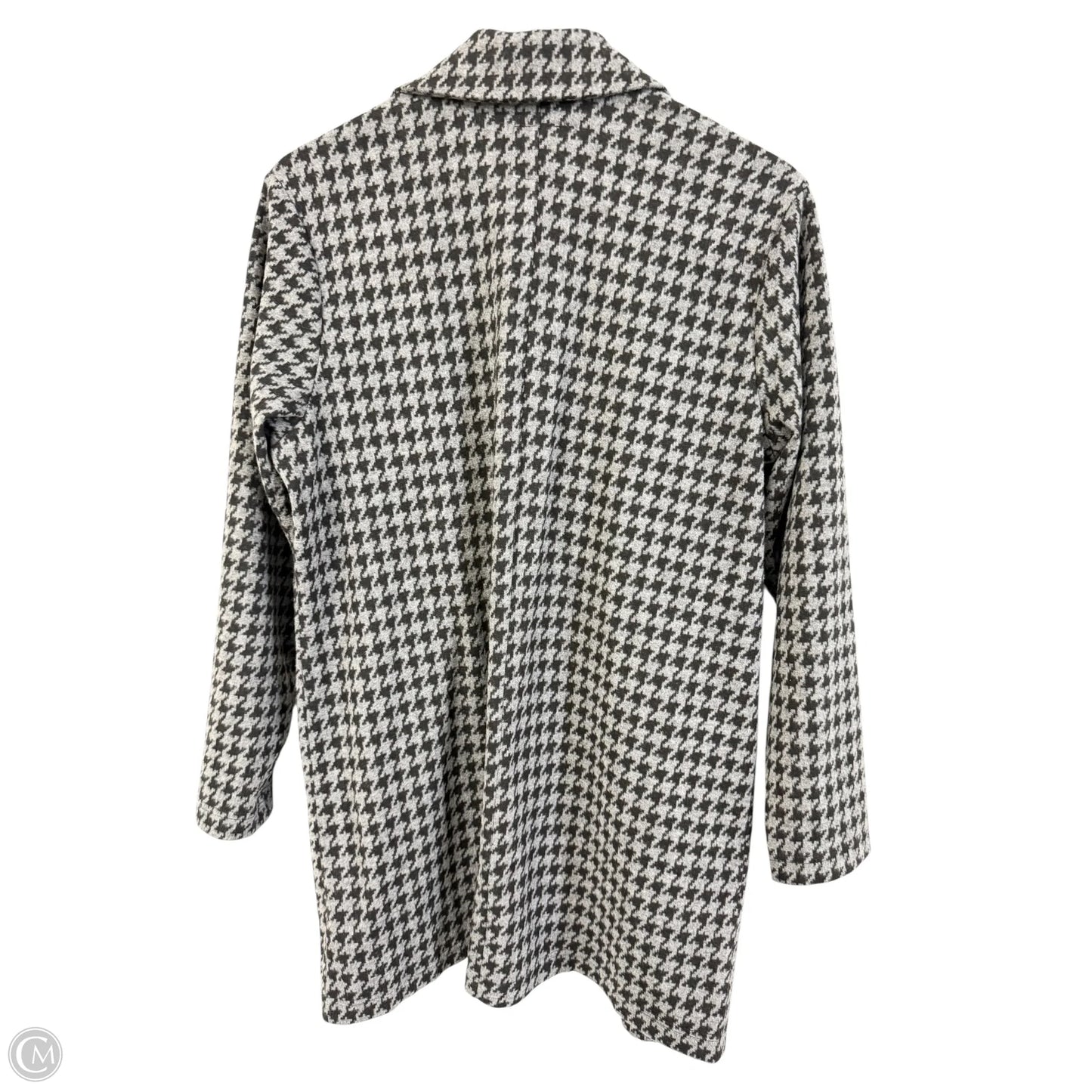 Blazer By Clothes Mentor In Black & Grey, Size: M