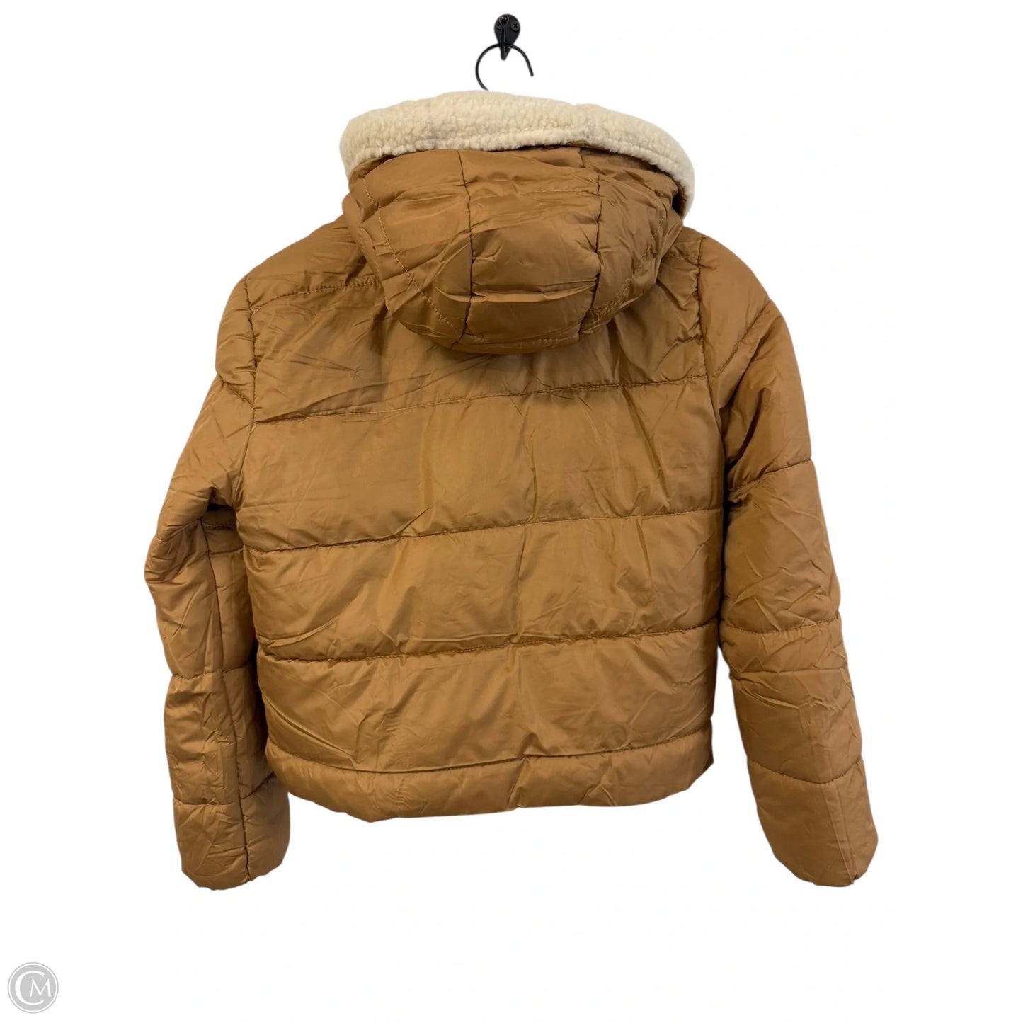 Jacket Puffer & Quilted By Iris In Beige, Size: S