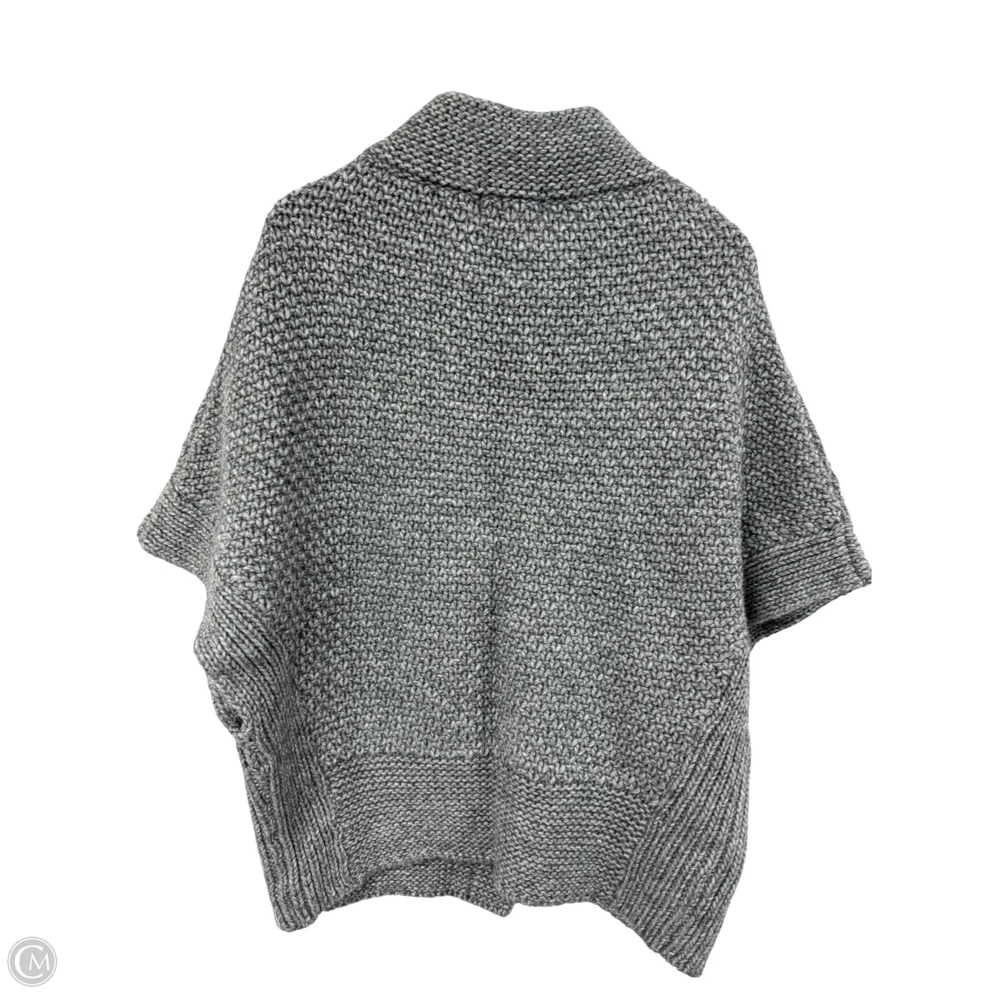 Sweater Short Sleeve By Cme In Grey, Size: L