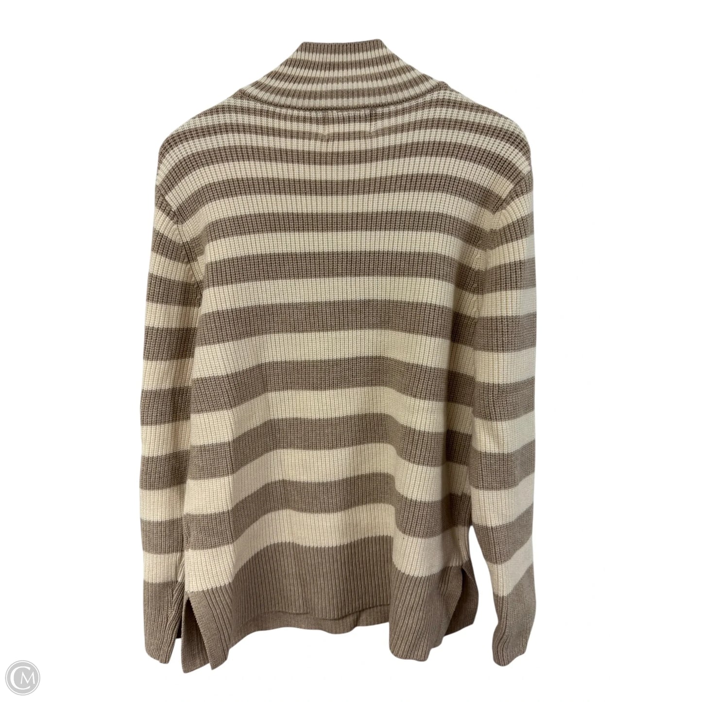 Sweater By Cmc In Cream & Tan, Size: L