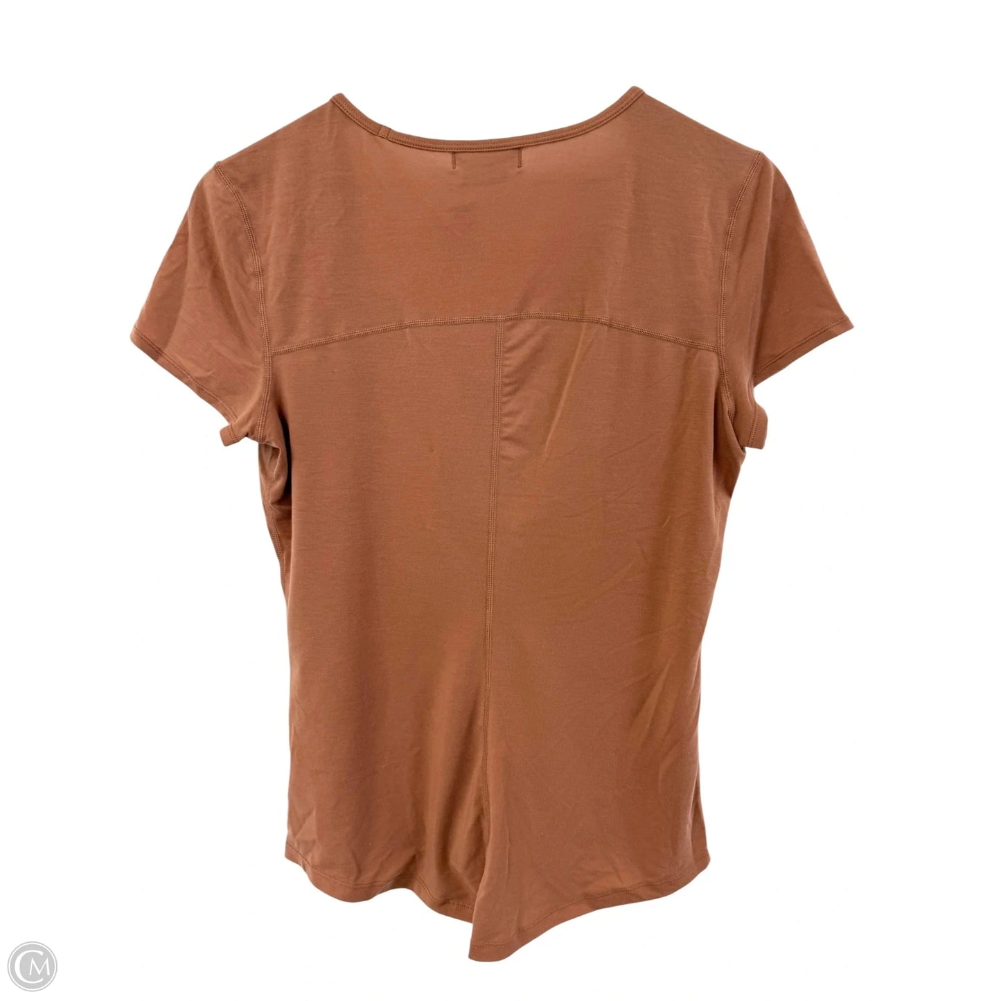 Top Short Sleeve Basic By Prana In Brown, Size: M