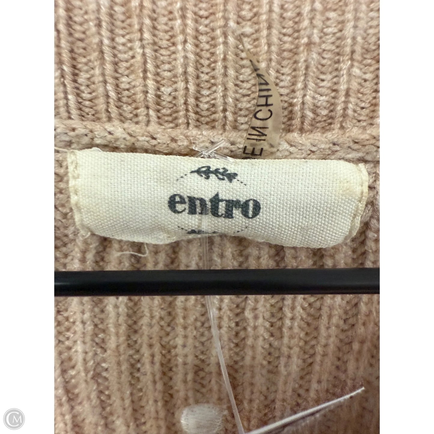 Sweater By Entro In Tan & White, Size: S