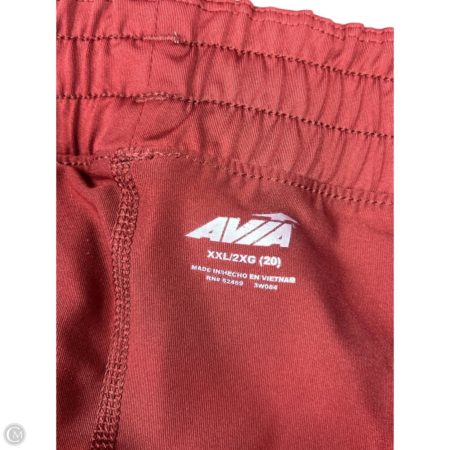 Athletic Shorts By Avia In Red, Size: Xxl