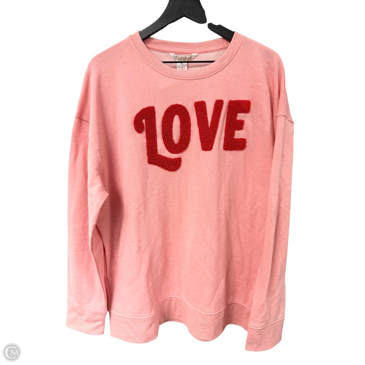 Sweatshirt Crewneck By Cme In Pink, Size: Xl