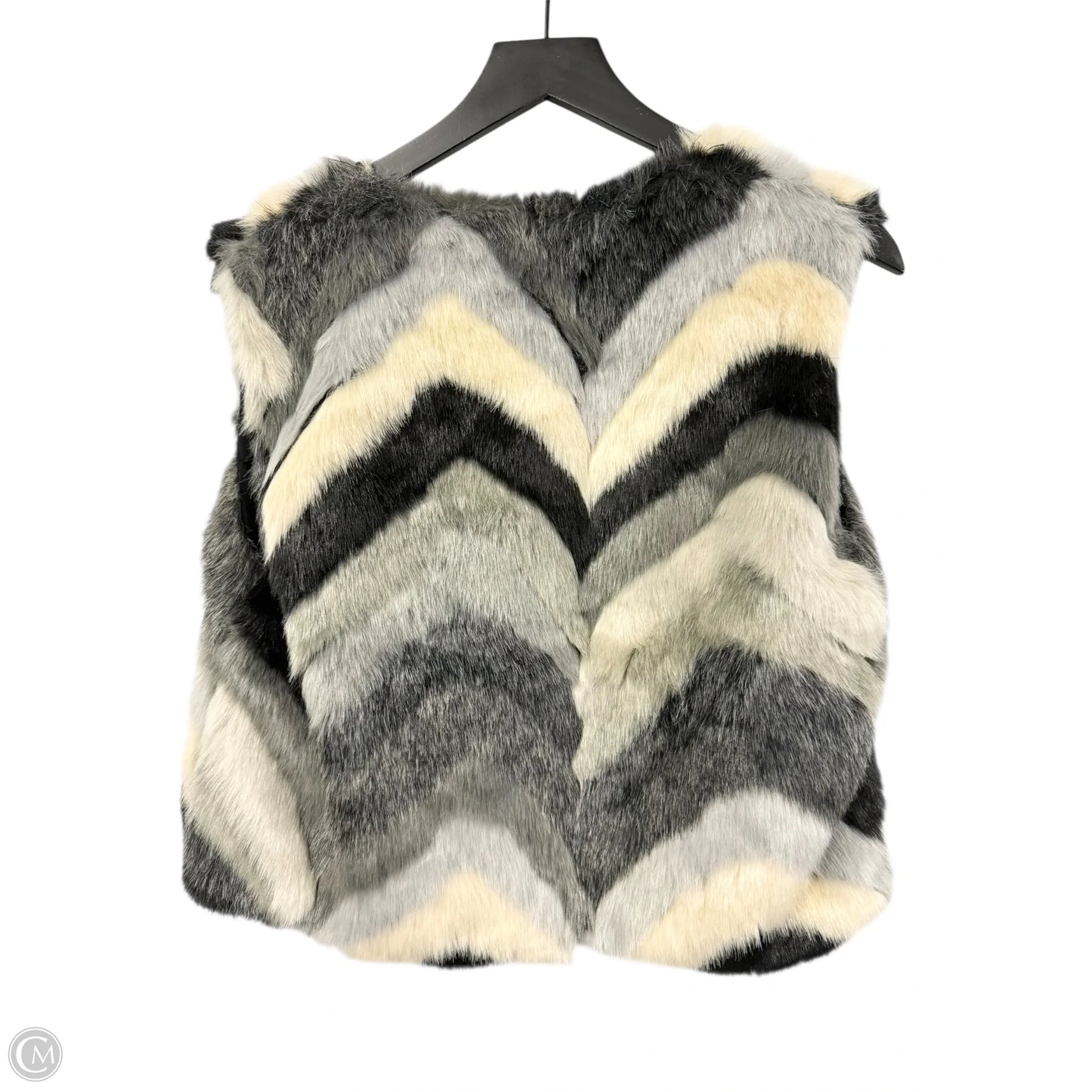 Vest Faux Fur & Sherpa By Olivaceous In Multi-colored, Size: L