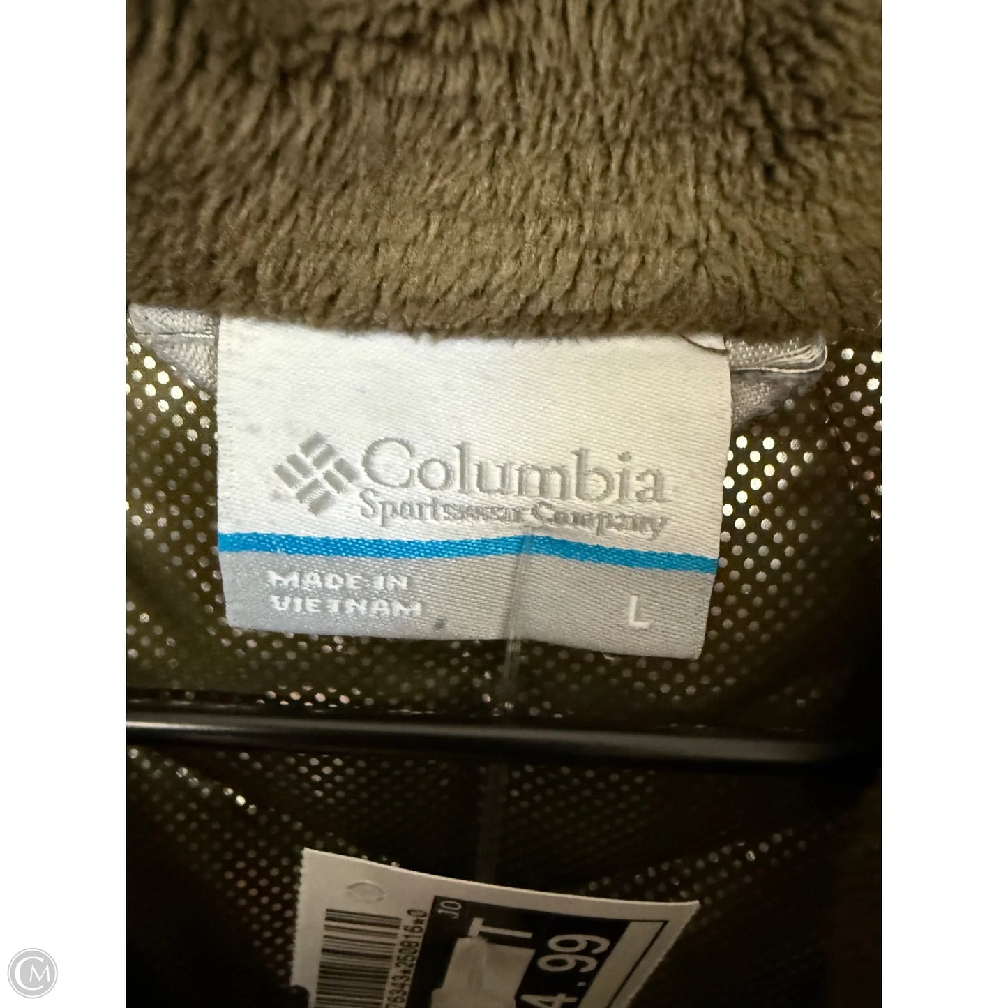 Coat Parka By Columbia In Green, Size: L