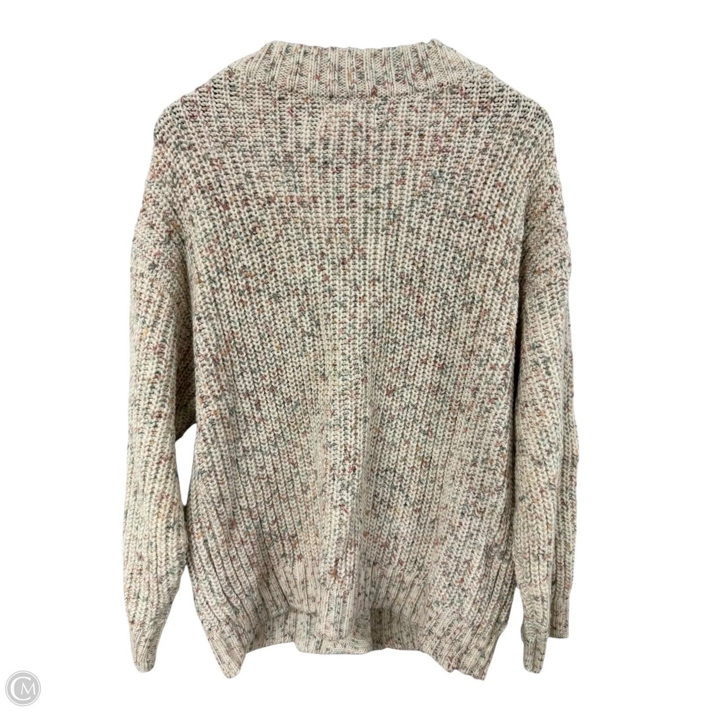 Sweater Cardigan By Clothes Mentor In Multi-colored, Size: S