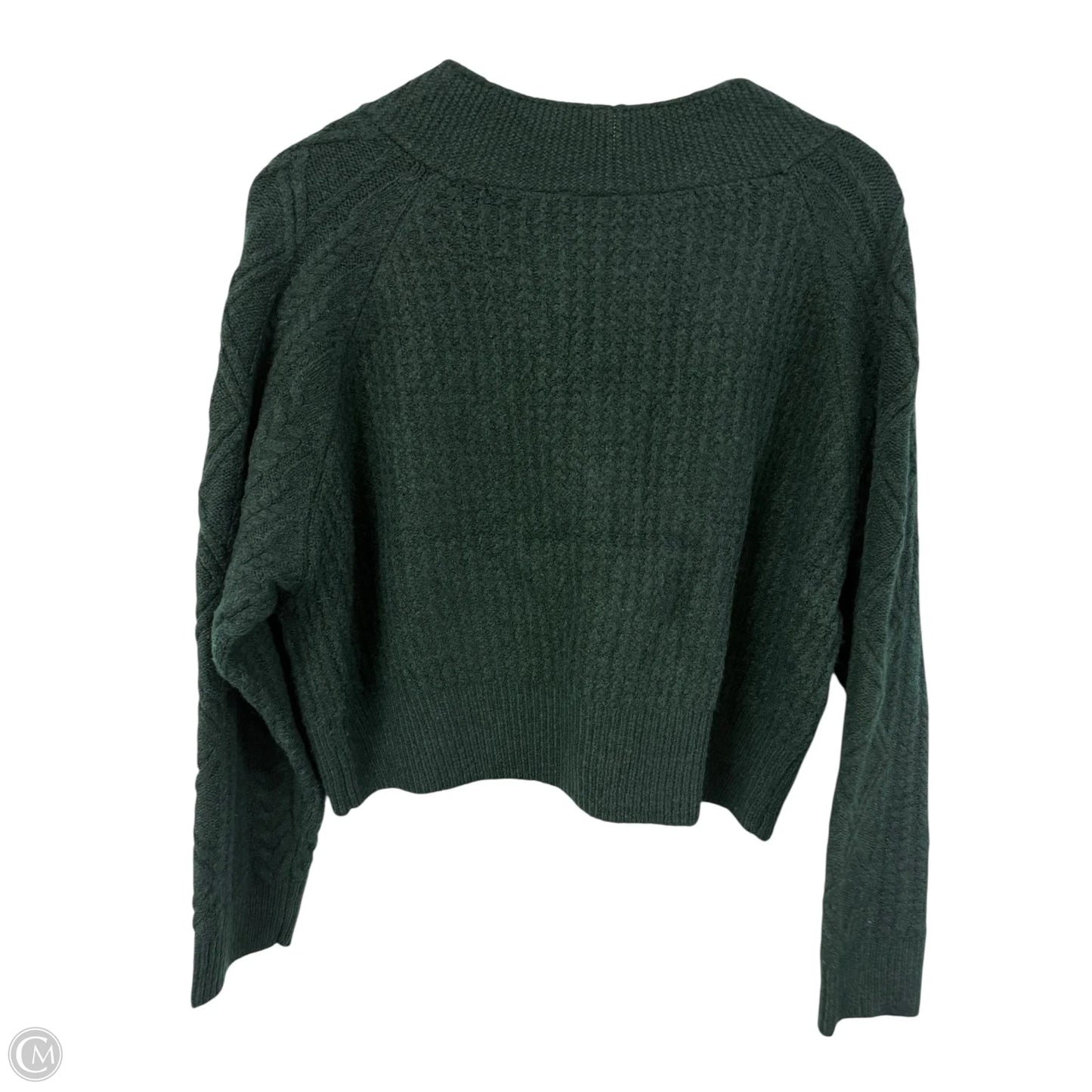 Sweater Cardigan By Dress Forum In Green, Size: M