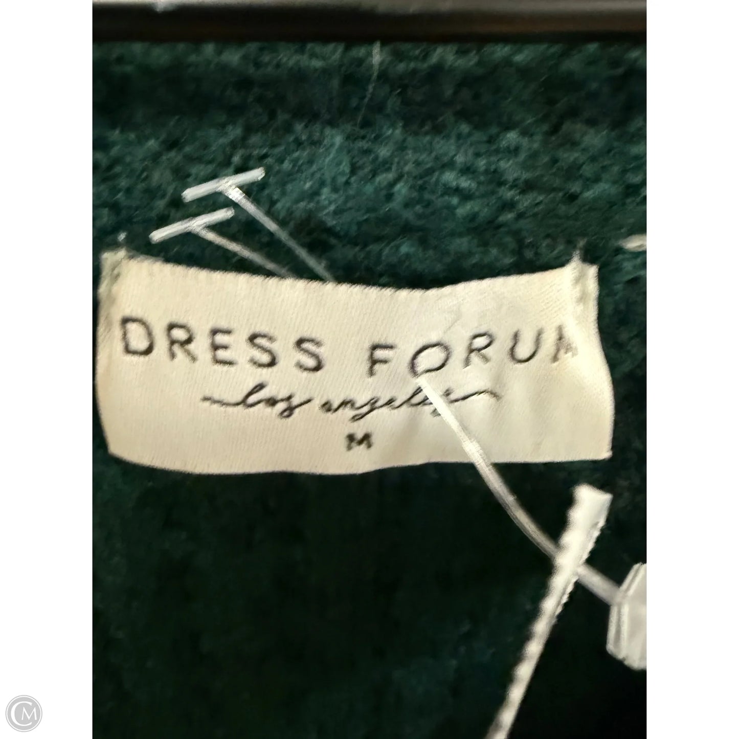 Sweater Cardigan By Dress Forum In Green, Size: M