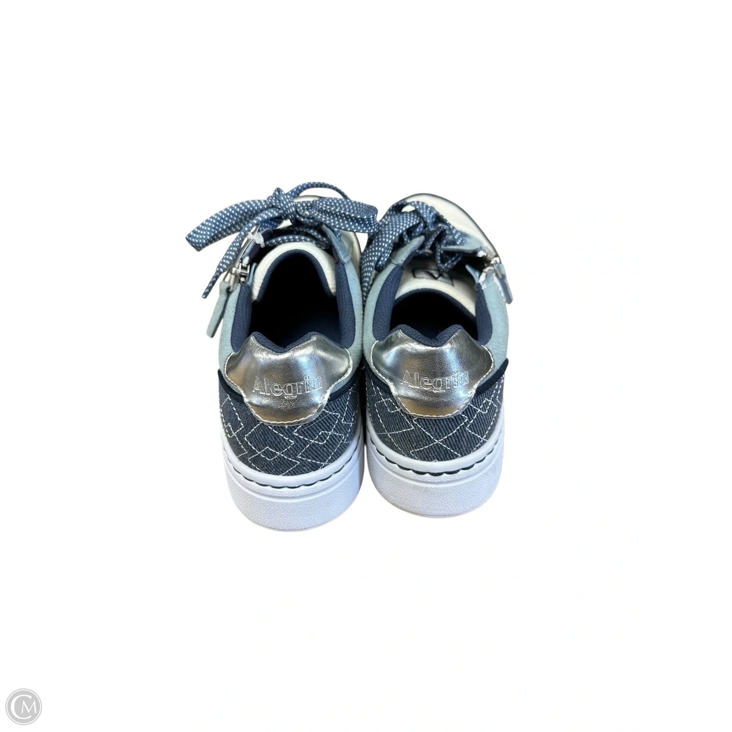 Shoes Sneakers Platform By Alegria In Blue & Cream, Size: 6.5