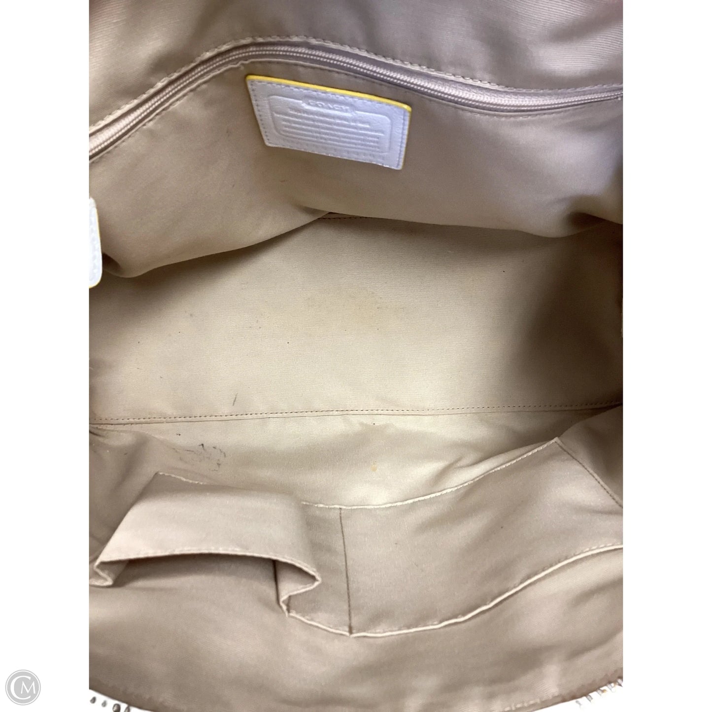 Handbag Designer By Coach, Size: Medium