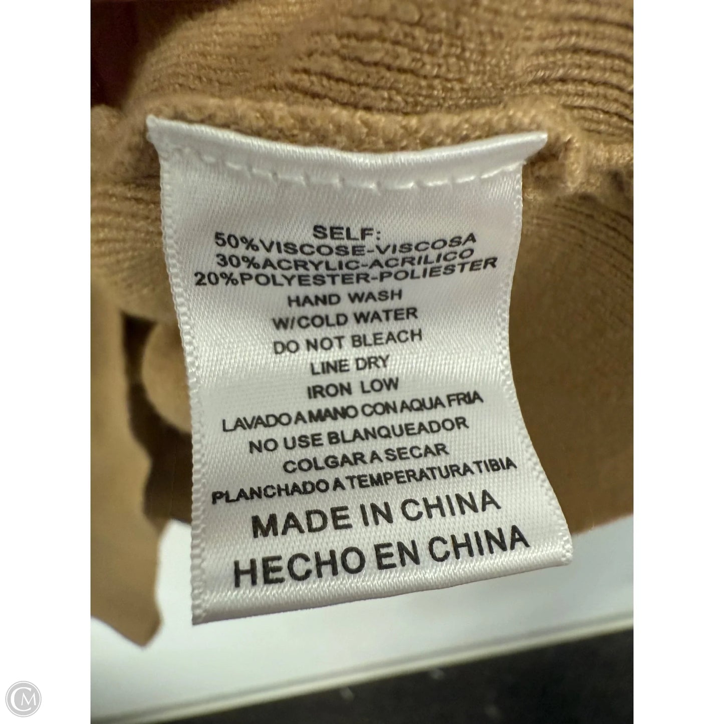 Sweater By Cmc In Beige, Size: S