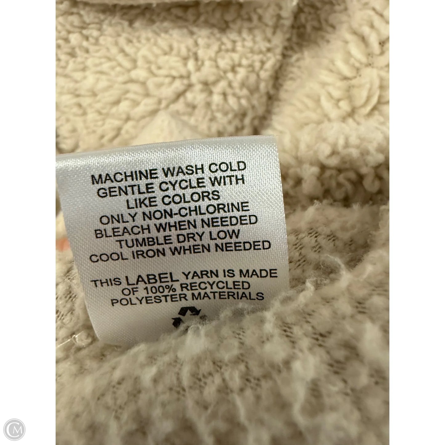 Jacket Fleece By Pink Rose In Tan, Size: Xs