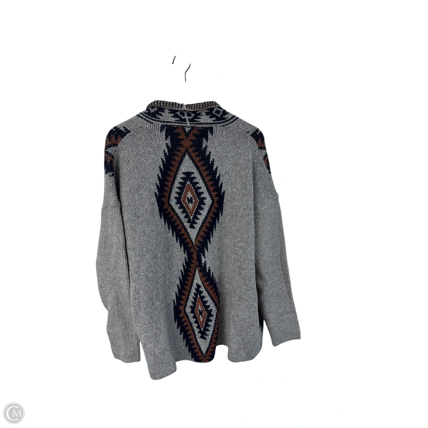 Sweater Cardigan By Cmf In Multi-colored, Size: L