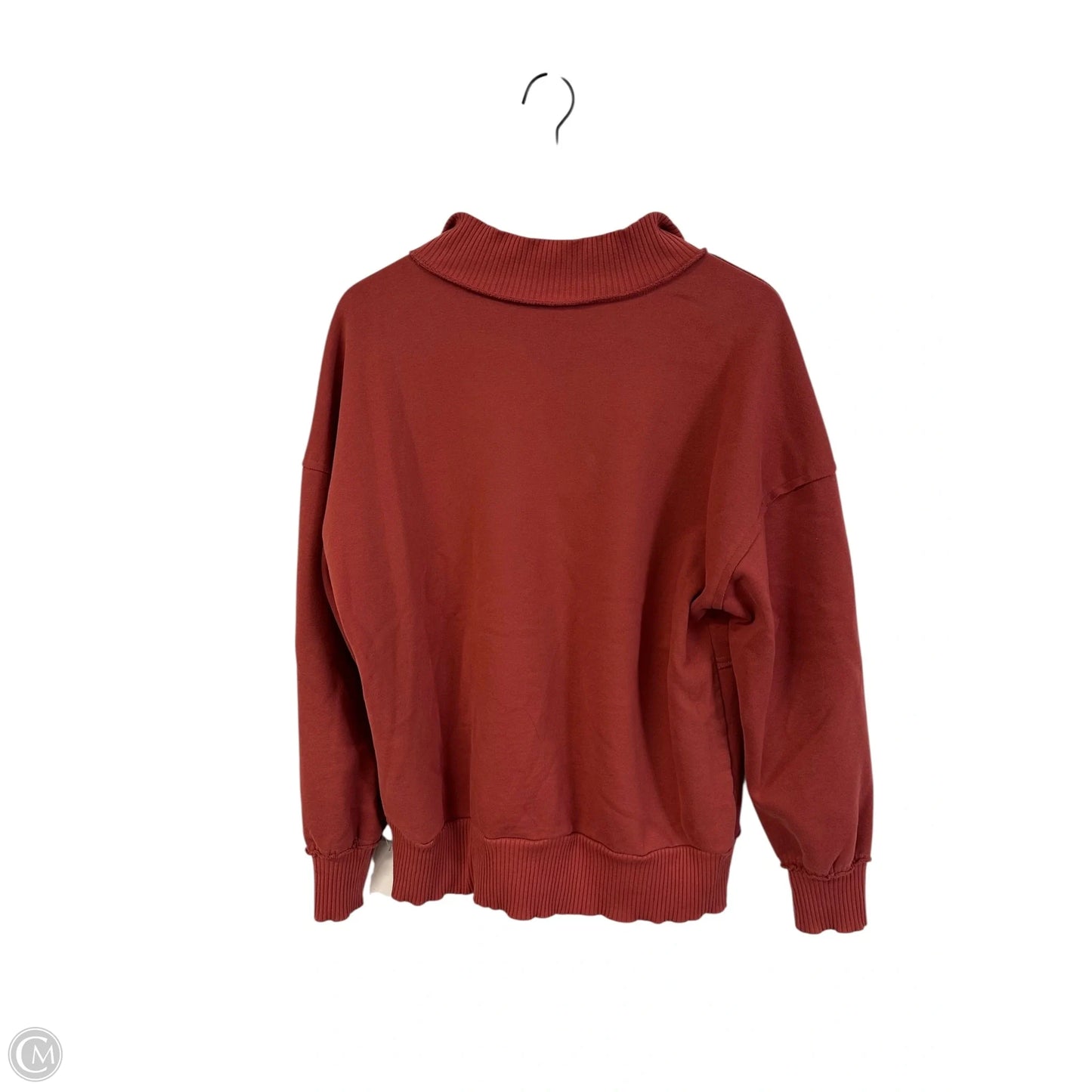 Sweatshirt Collar By Cmf In Red, Size: L