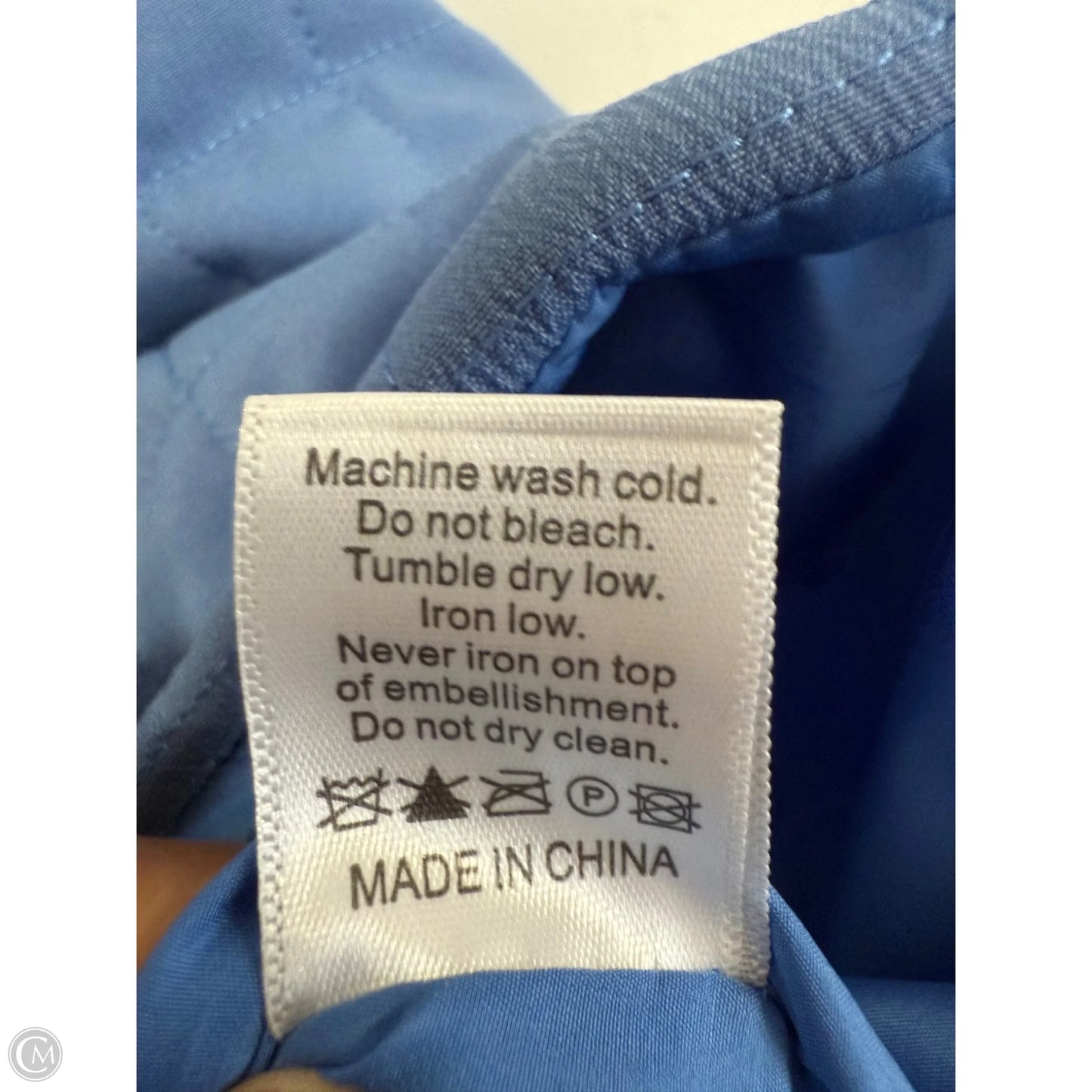 Vest Puffer & Quilted By Cme In Blue, Size: L