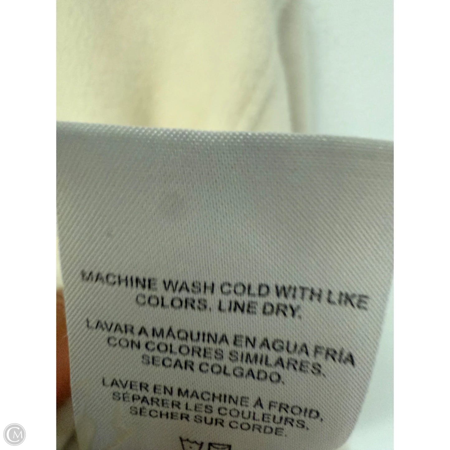 Jacket Fleece By Thread And Supply In Cream, Size: L