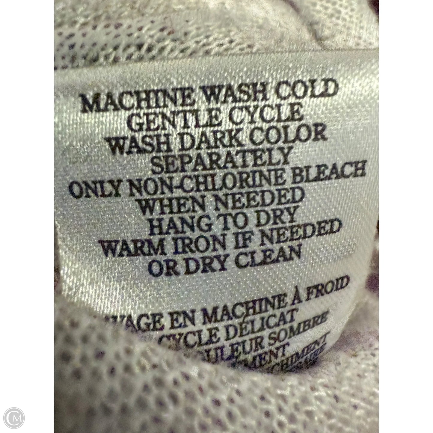 Jacket Shirt By Z Supply In Purple & White, Size: S