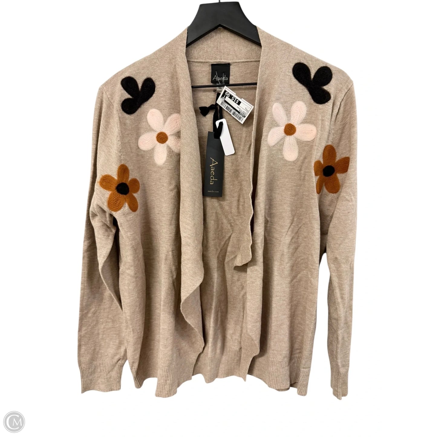 Cardigan By Aaeda In Black & Brown, Size: L