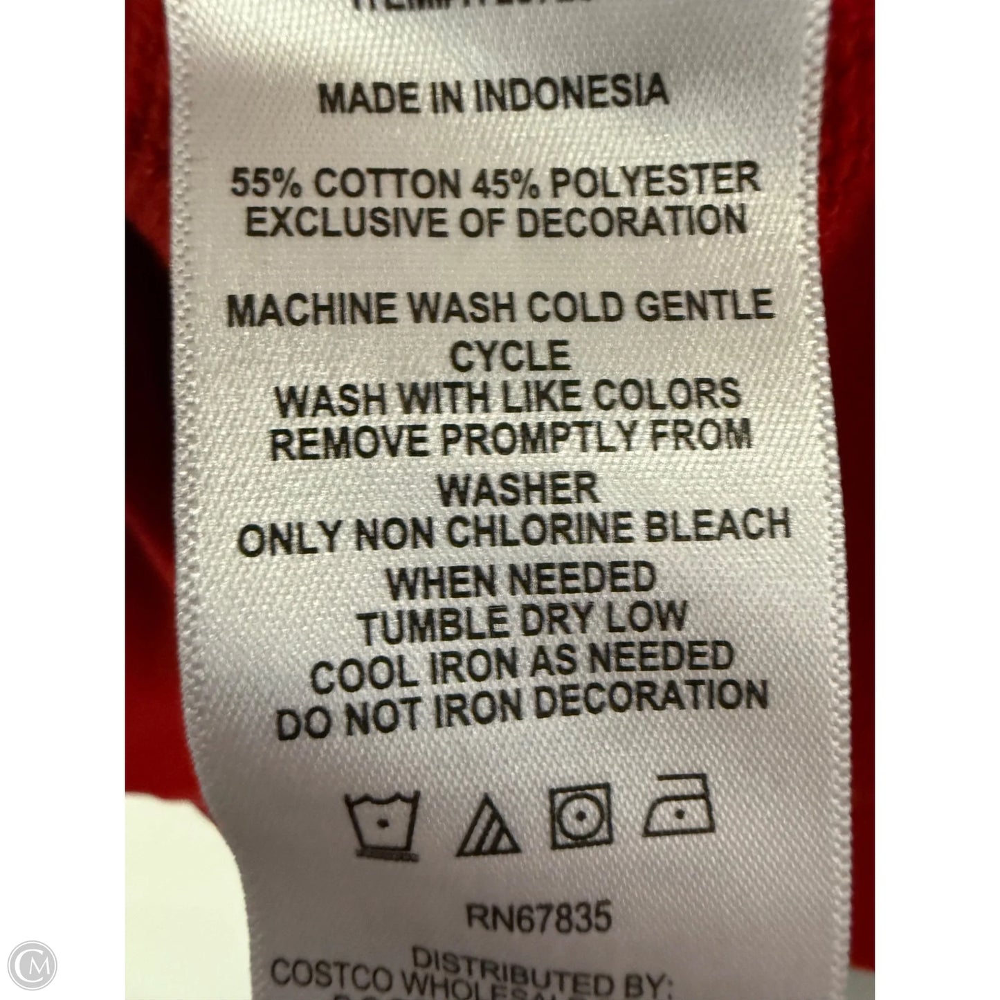 Sweatshirt Collar By Nautica In Blue & Red, Size: S