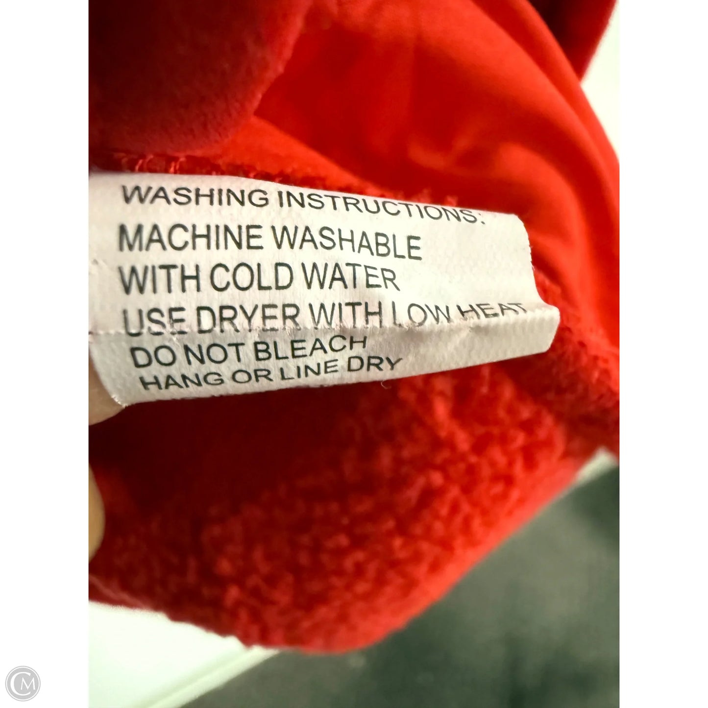 Jacket Fleece By Cmf In Red, Size: L