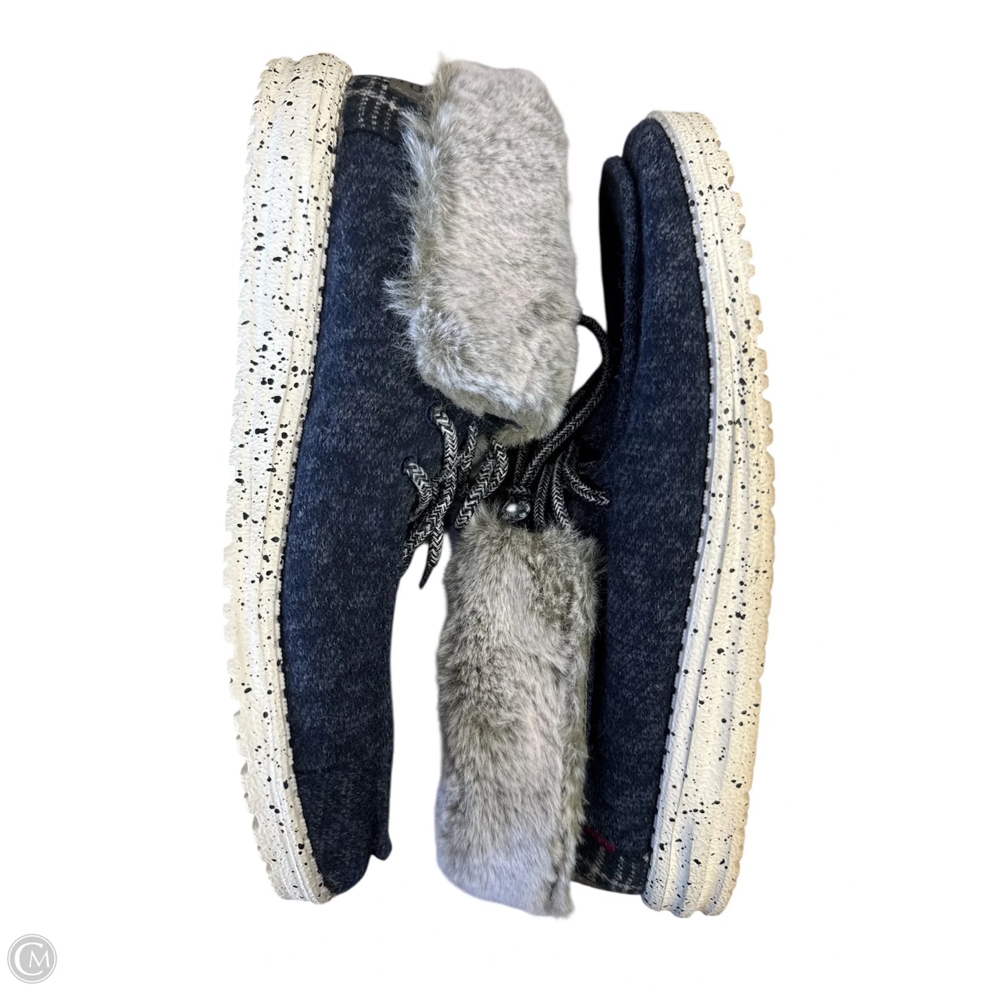 Shoes Flats By Hey Dude In Navy, Size: 8